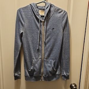 Roxy Blue Zip-Up Hoodie